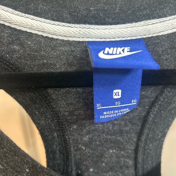 Nike Vintage Jumpsuit Romper Shorts Women's Size XL Sportswear Gym Tank - Picture 3 of 3